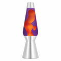 27” LAVA® Lamp Grande – yellow wax, purple liquid, silver base and cap