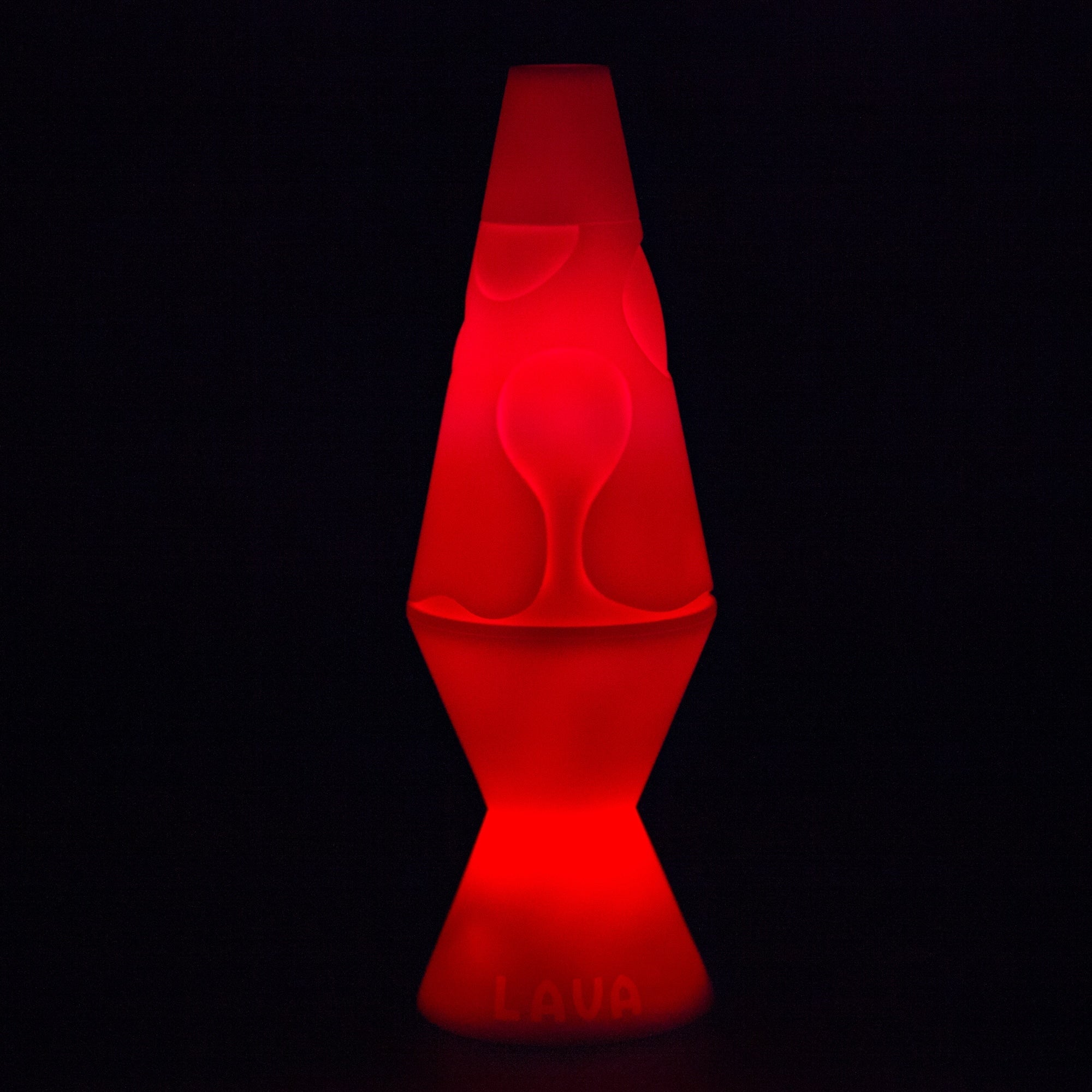 Led LAVA® Lamp - On Red